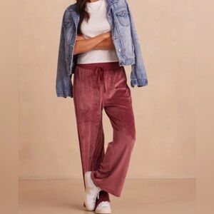 Summersalt‎ The Plush Velour Pants in Rosewood Size 1X